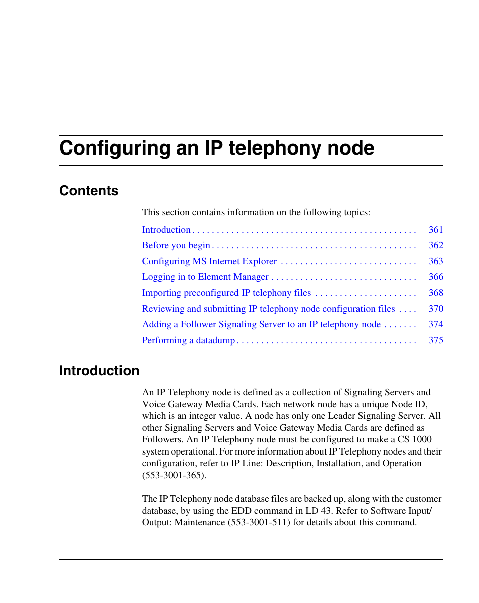 Nortel Networks 1000E User Manual | Page 361 / 468
