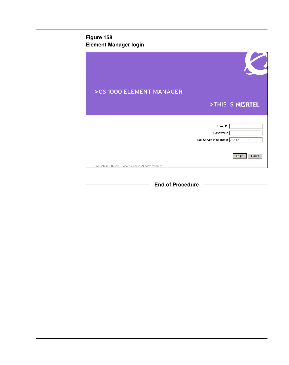 Figure 158 on | Nortel Networks 1000E User Manual | Page 367 / 468
