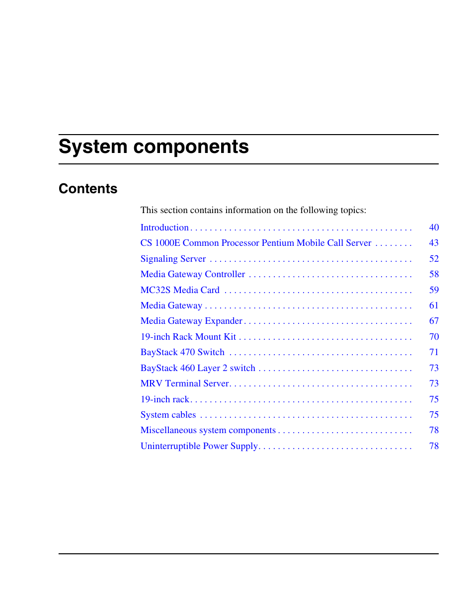 Nortel Networks 1000E User Manual | Page 39 / 468