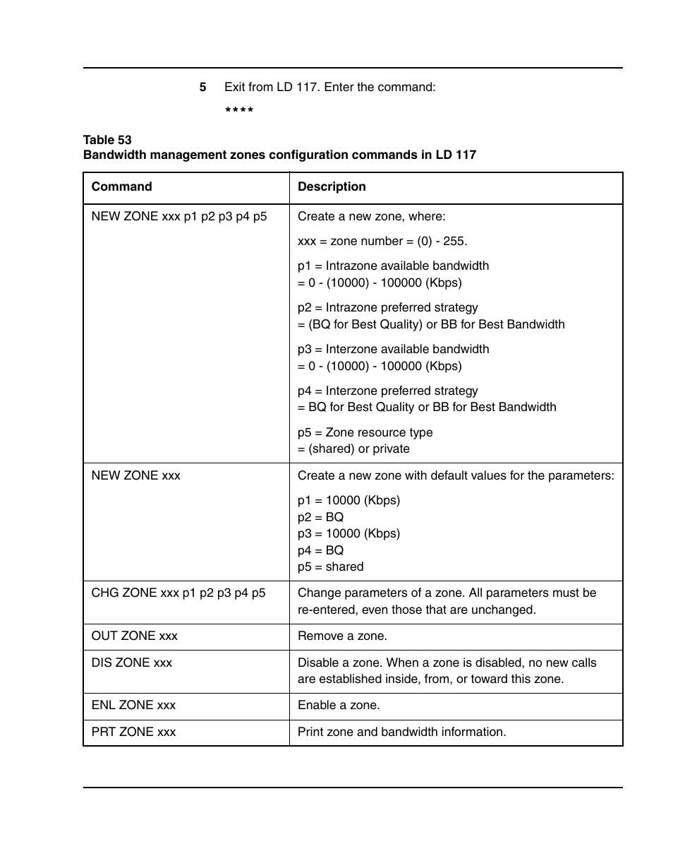 Table 53 on | Nortel Networks 1000E User Manual | Page 407 / 468
