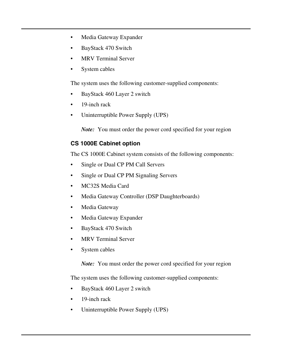 Nortel Networks 1000E User Manual | Page 42 / 468