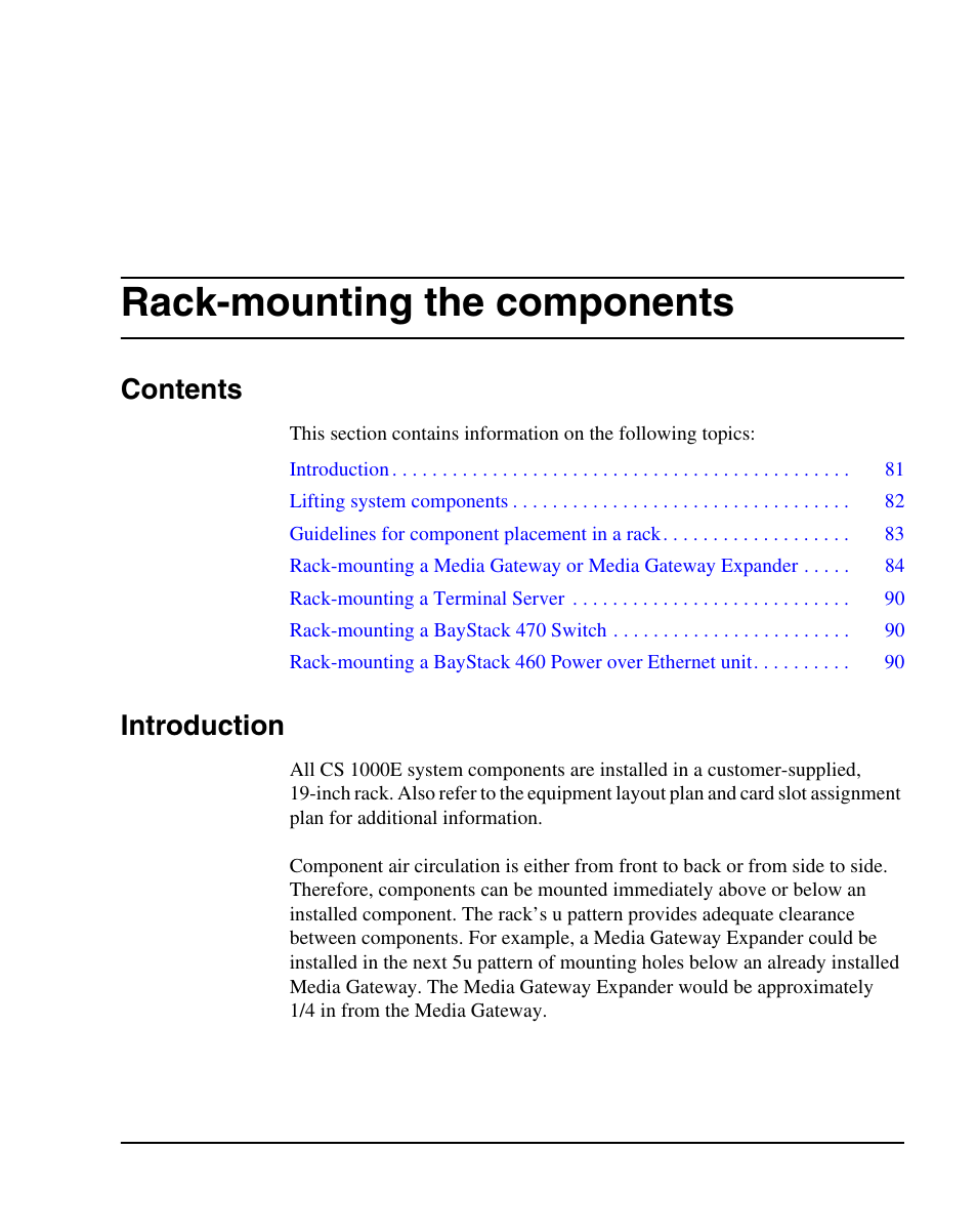 Nortel Networks 1000E User Manual | Page 81 / 468