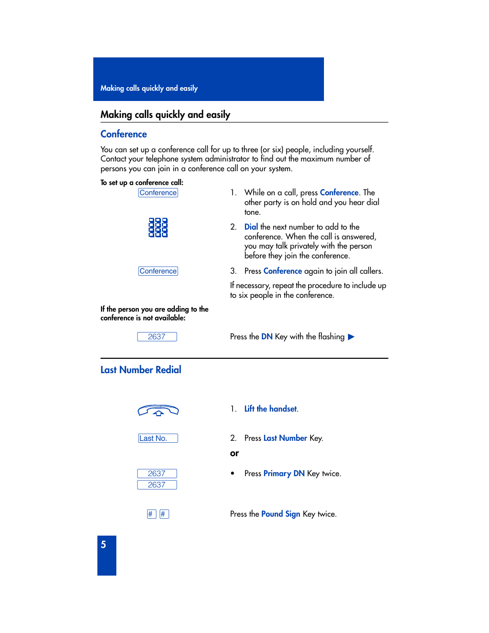 Making calls quickly and easily | Nortel Networks M2216ACD User Manual | Page 6 / 24