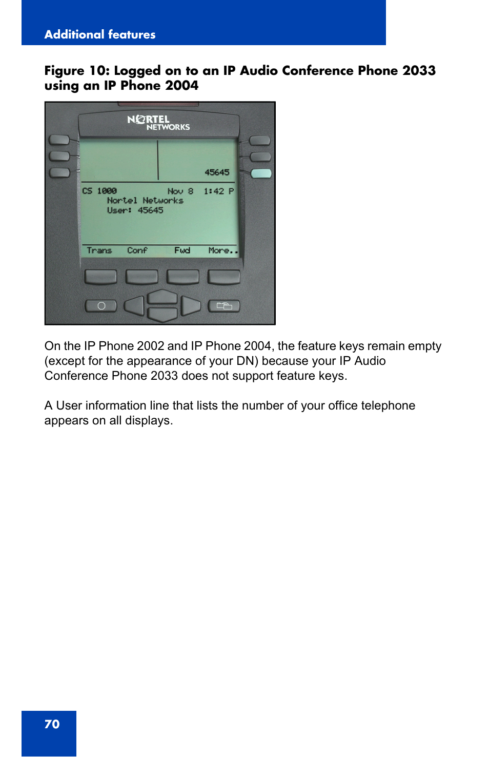 Nortel Networks NN-10300-014 User Manual | Page 70 / 90