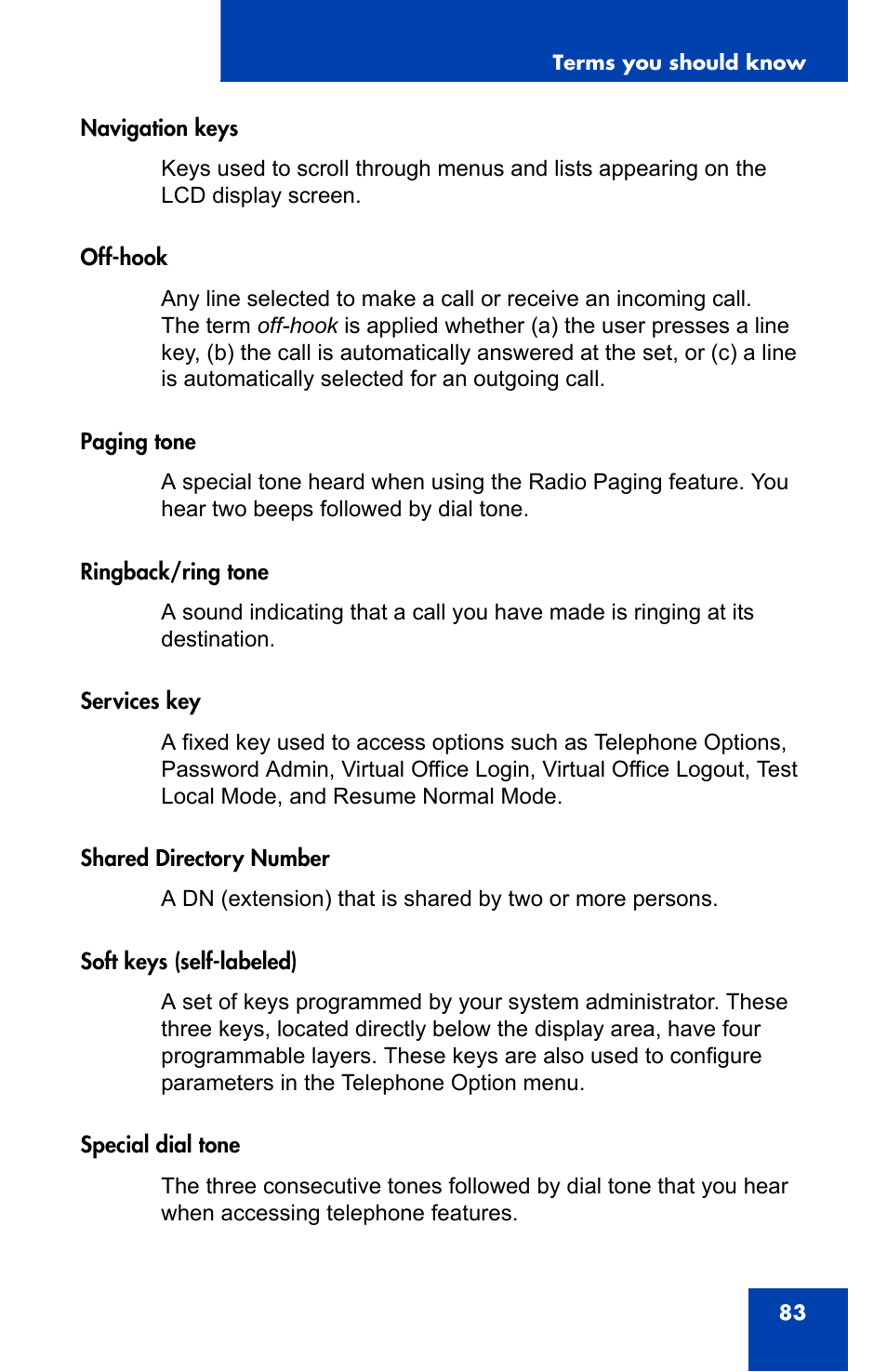 Nortel Networks NN-10300-014 User Manual | Page 83 / 90