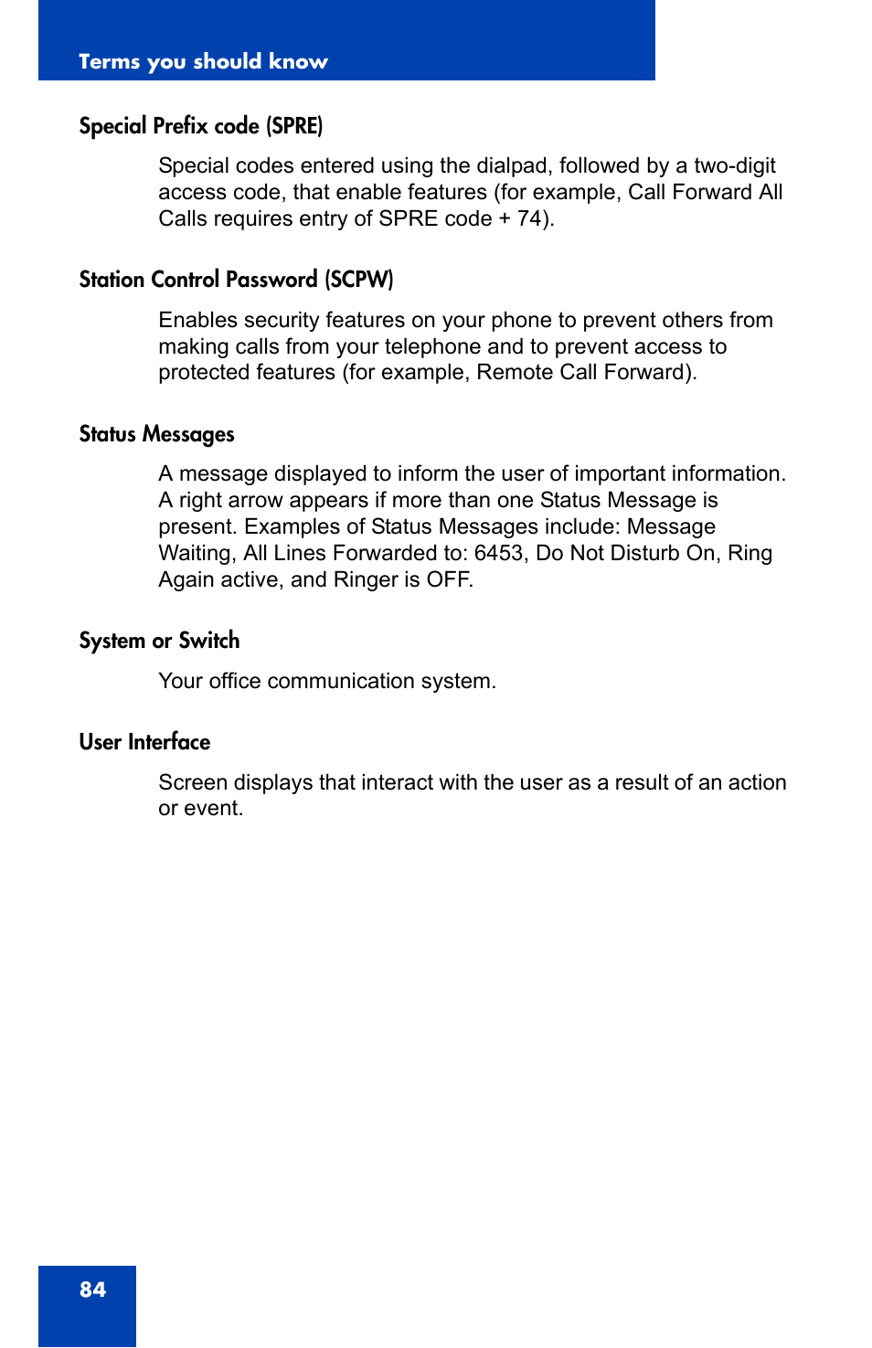 Nortel Networks NN-10300-014 User Manual | Page 84 / 90