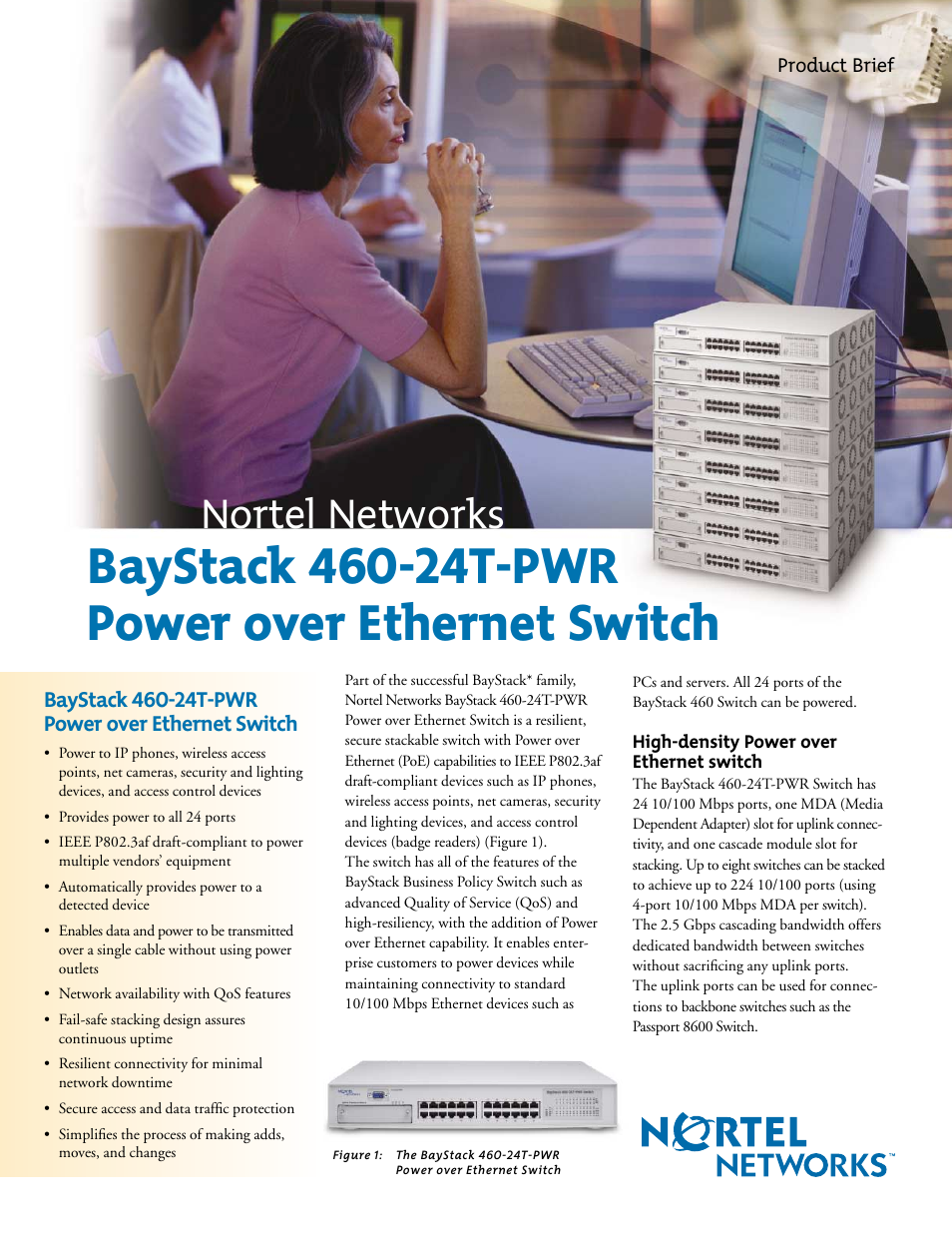 Nortel Networks 460-24T-PWR User Manual | 11 pages