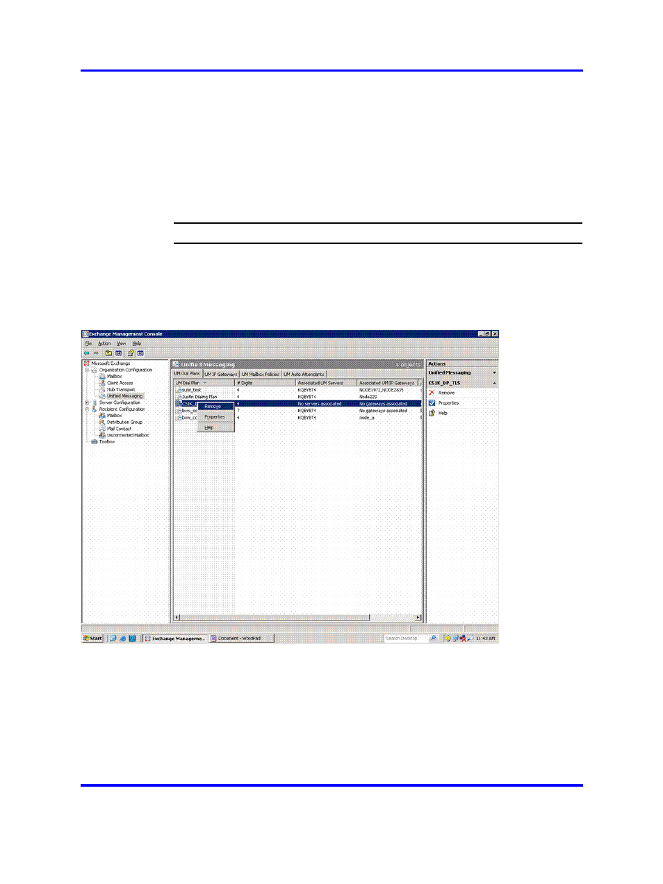 Remove a dial plan, Procedure 3 | Nortel Networks NN43001-122 User Manual | Page 49 / 56