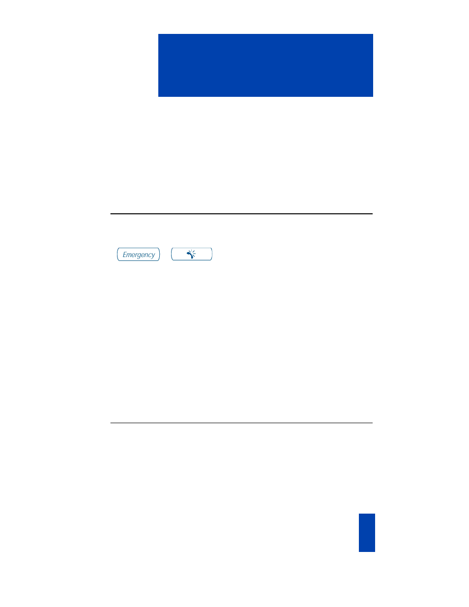 Emergency key, Make busy, Emergency key 39 | Make busy 39 | Nortel Networks SL-100 User Manual | Page 39 / 110