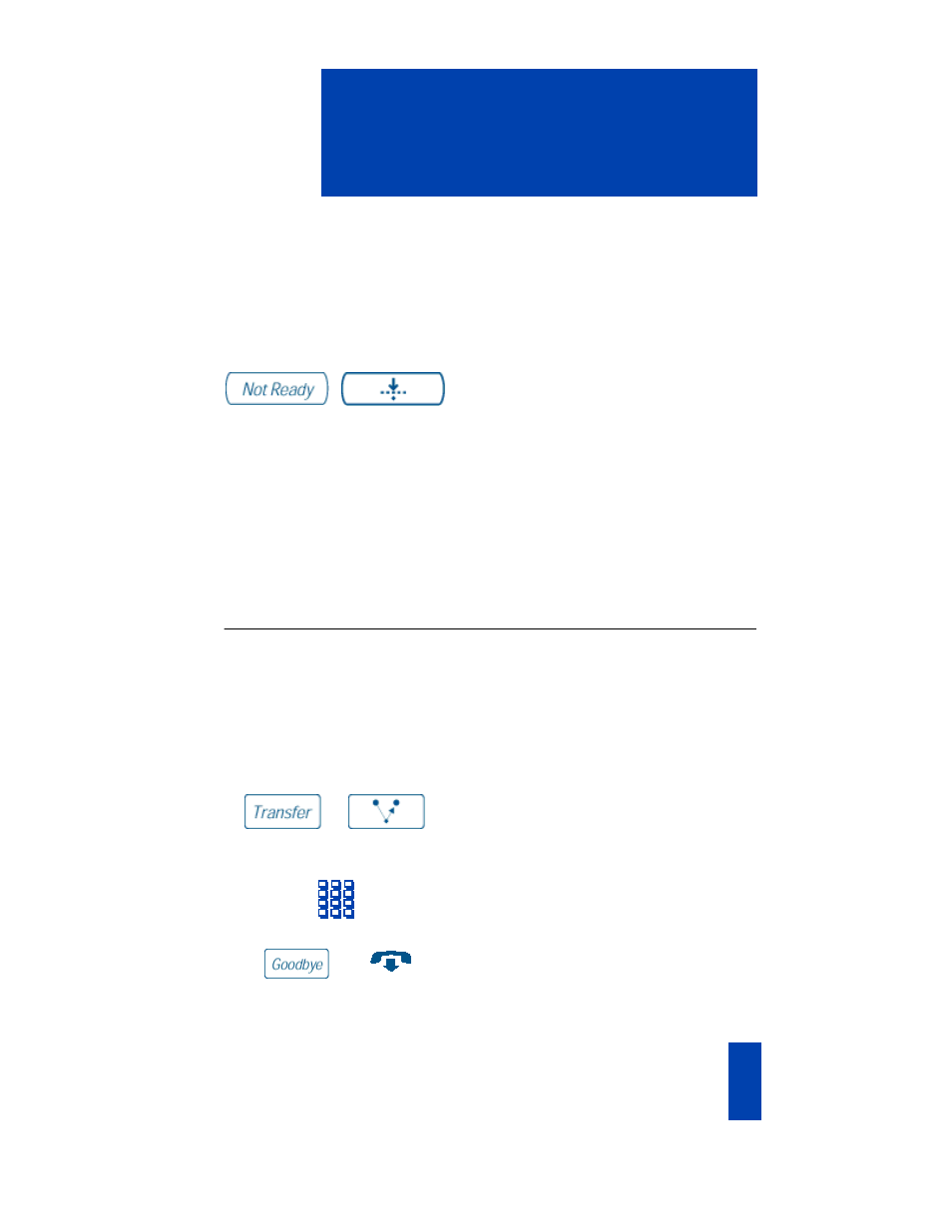 Transfer to incalls key, Transfer to incalls key 43 | Nortel Networks SL-100 User Manual | Page 43 / 110