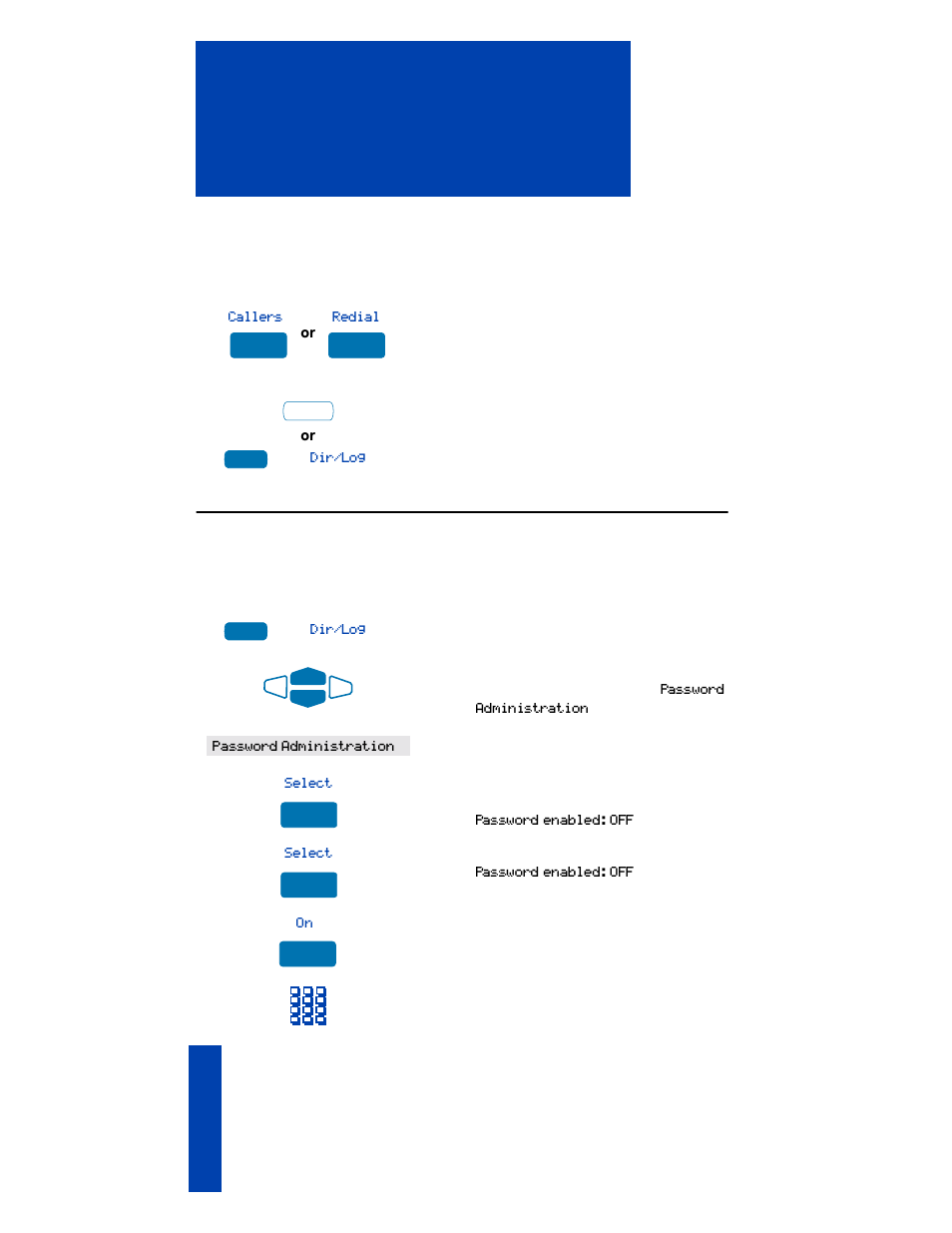 Directory password protection, Directory password protection 80 | Nortel Networks SL-100 User Manual | Page 80 / 110