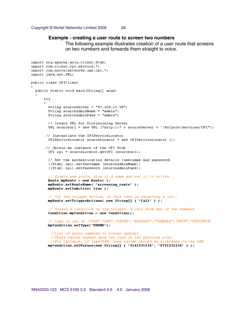 Nortel Networks NN42020-123 User Manual | Page 24 / 58