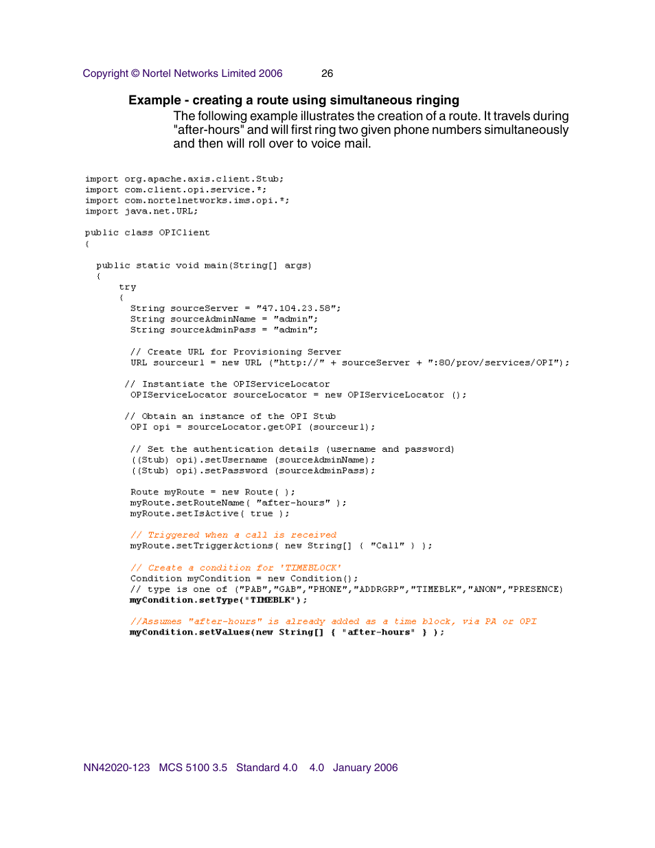 Nortel Networks NN42020-123 User Manual | Page 26 / 58