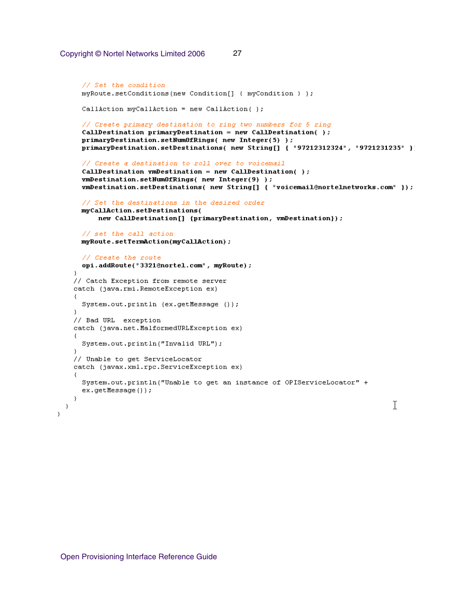 Nortel Networks NN42020-123 User Manual | Page 27 / 58