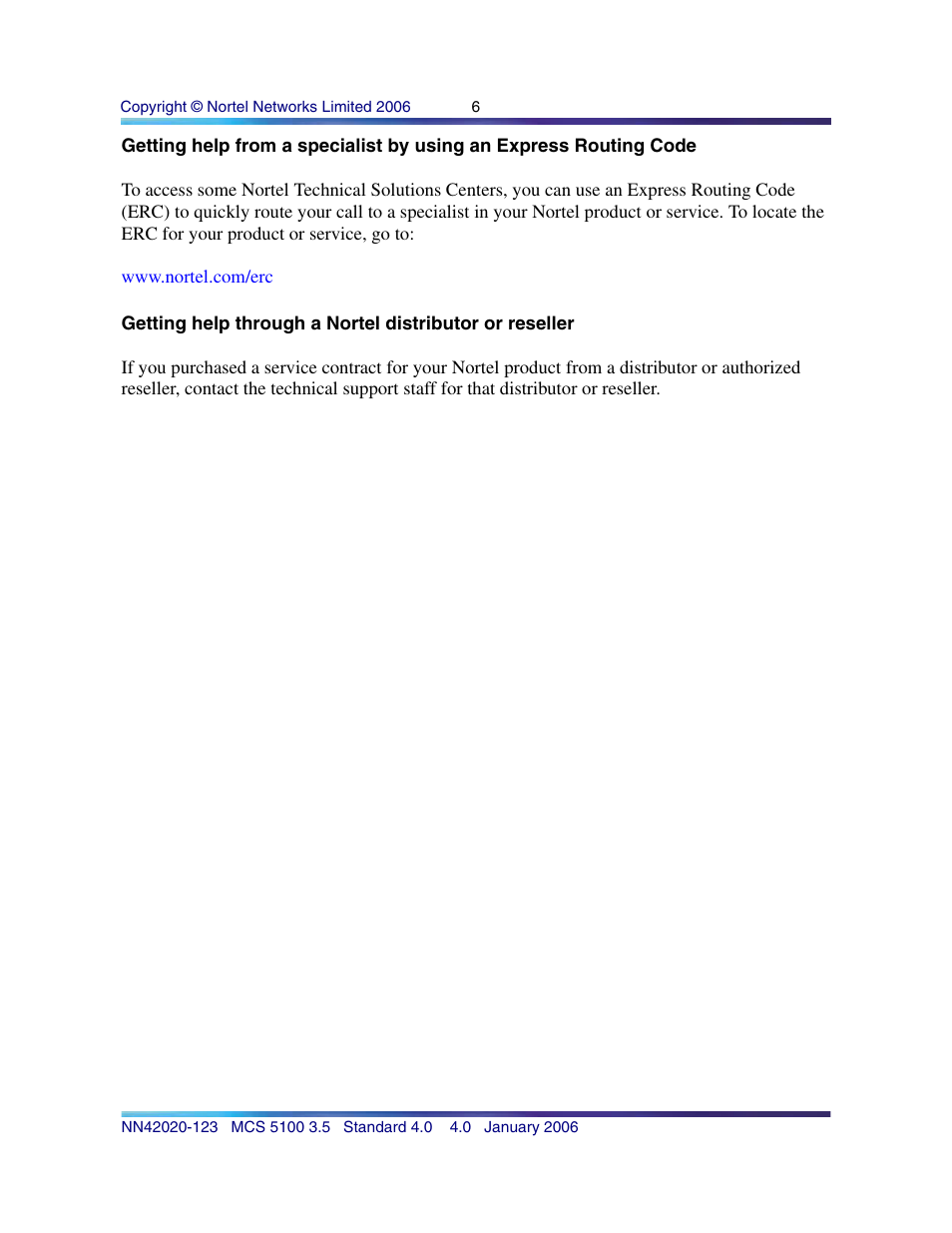 Nortel Networks NN42020-123 User Manual | Page 6 / 58