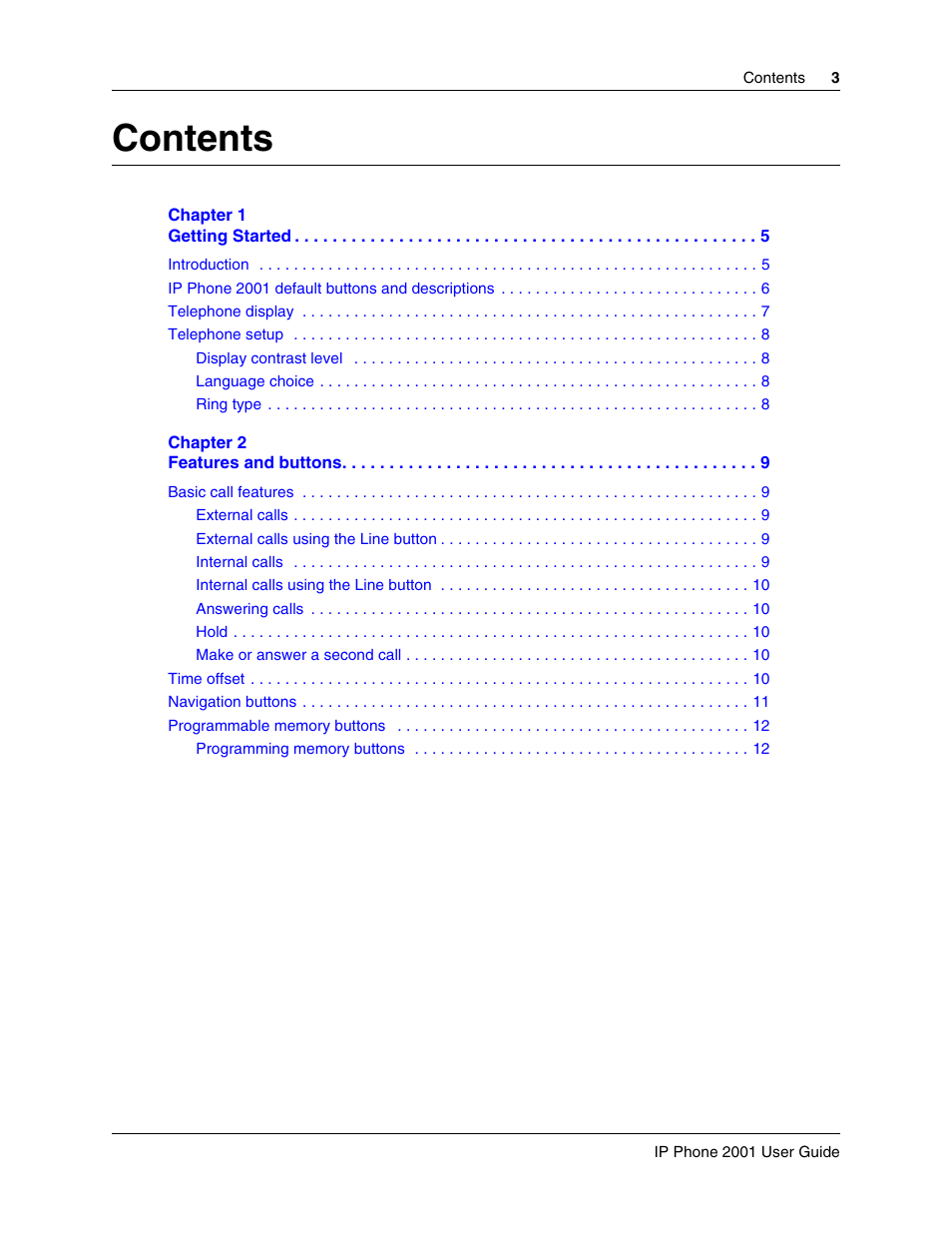 Nortel Networks 2001 User Manual | Page 3 / 14