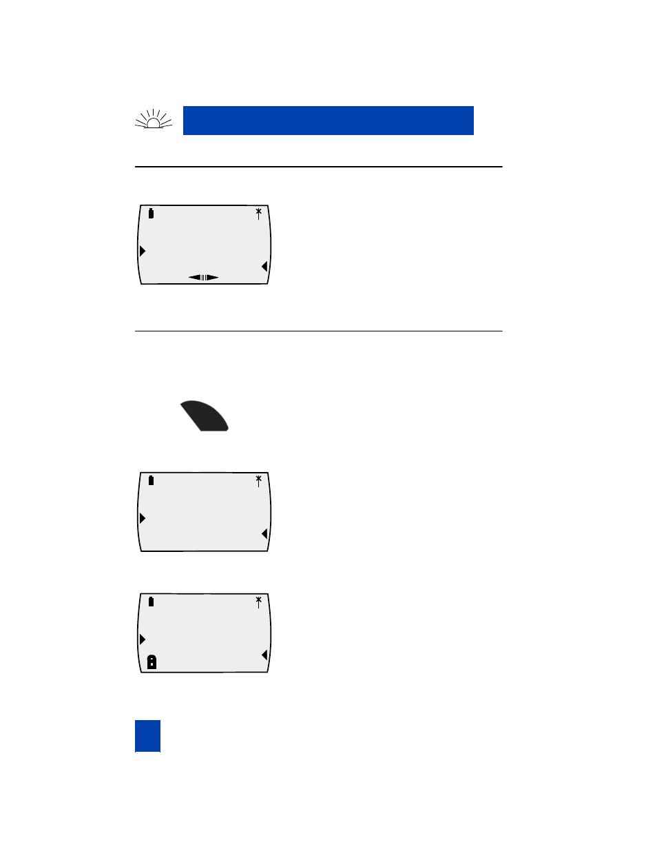 Select language, Lock and unlock the keypad, Select language lock and unlock the keypad | Nortel Networks C4010 User Manual | Page 42 / 51