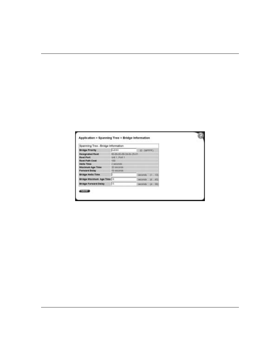 Changing spanning tree bridge switch settings, Figure 67 | Nortel Networks 380-24F User Manual | Page 142 / 158