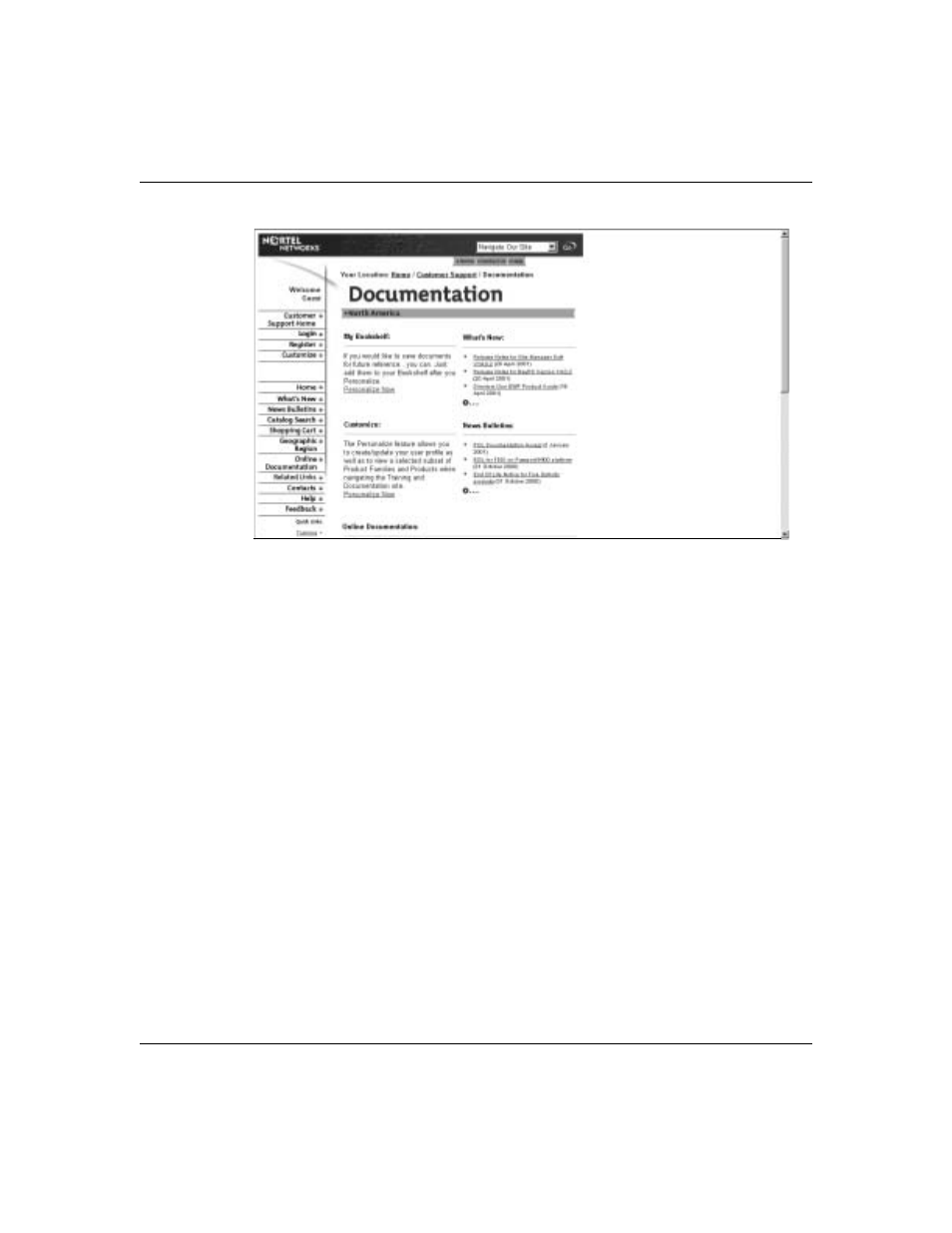 Upgrade option, Figure 71, Nortel networks technical documentation web site | Nortel Networks 380-24F User Manual | Page 151 / 158