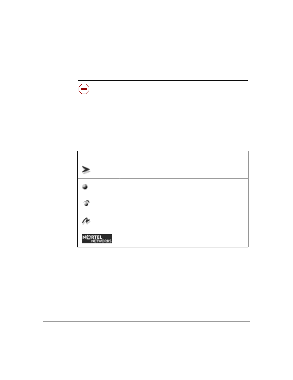 Table 2, Menu icons | Nortel Networks 380-24F User Manual | Page 23 / 158