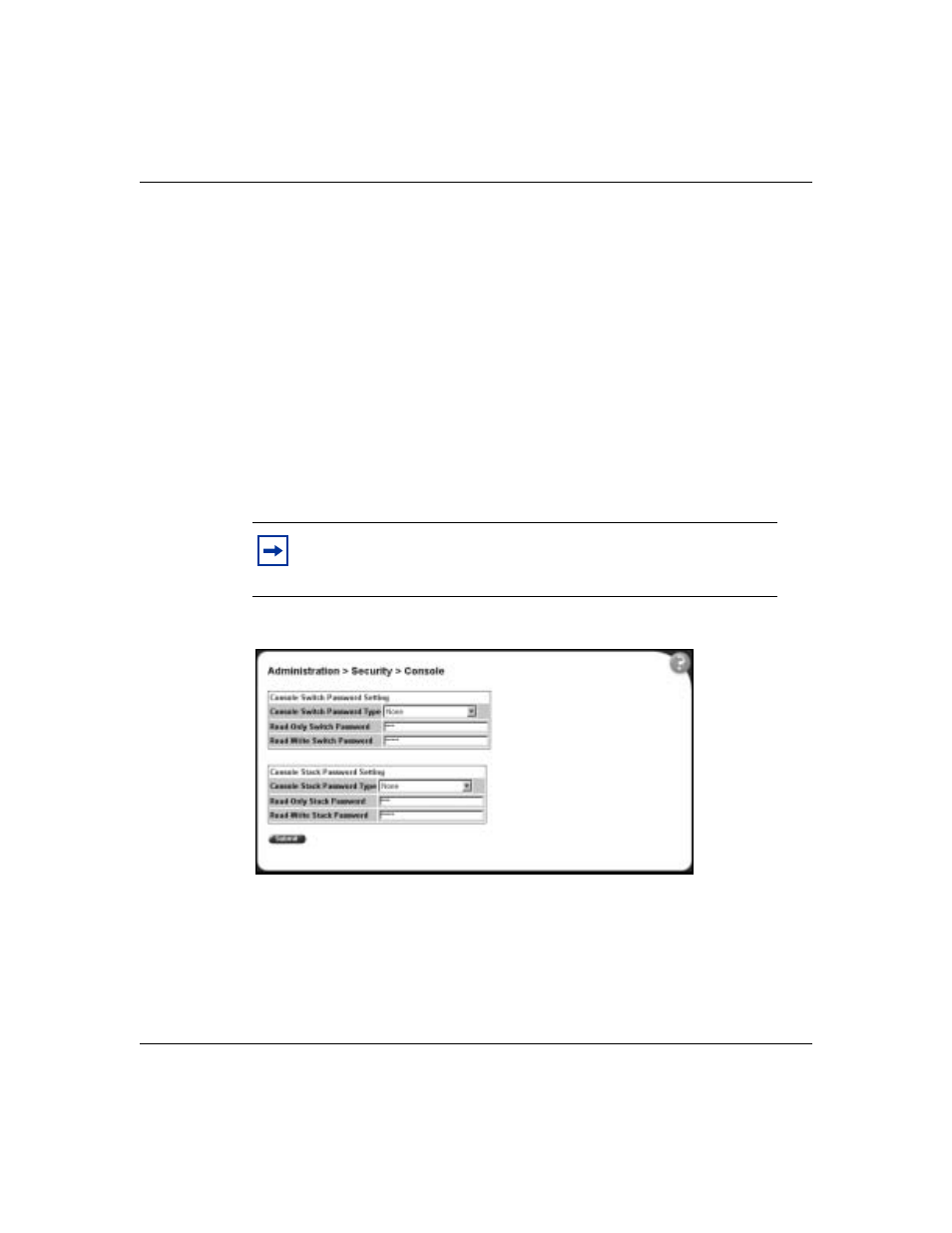Configuring system security, Setting console, telnet, and web passwords, Figure 5 | Nortel Networks 380-24F User Manual | Page 29 / 158