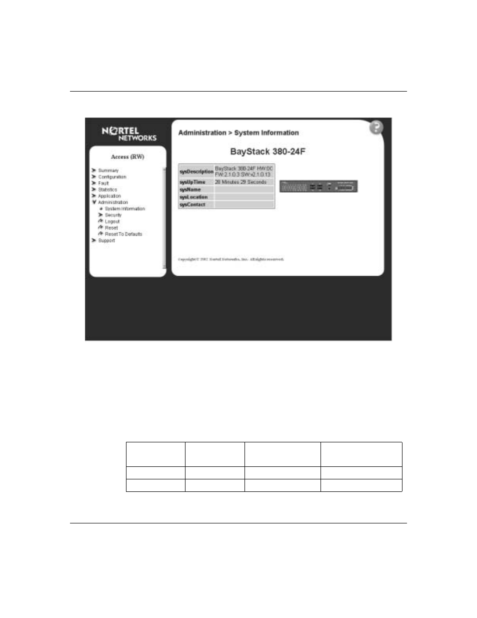 Figure 8, Table 7, User levels and access levels | Figure 8) | Nortel Networks 380-24F User Manual | Page 33 / 158