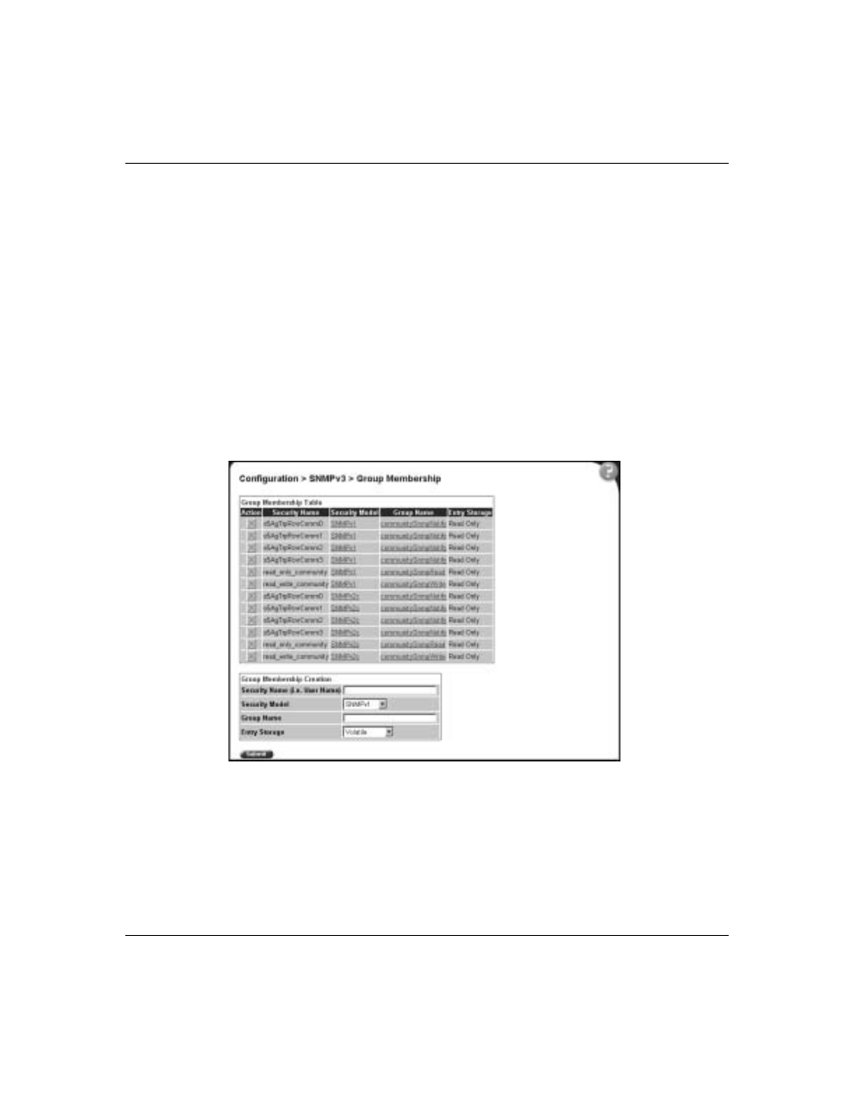 Configuring an snmpv3 system user group membership, Mapping an snmpv3 system user to a group, Figure 17 | Nortel Networks 380-24F User Manual | Page 56 / 158