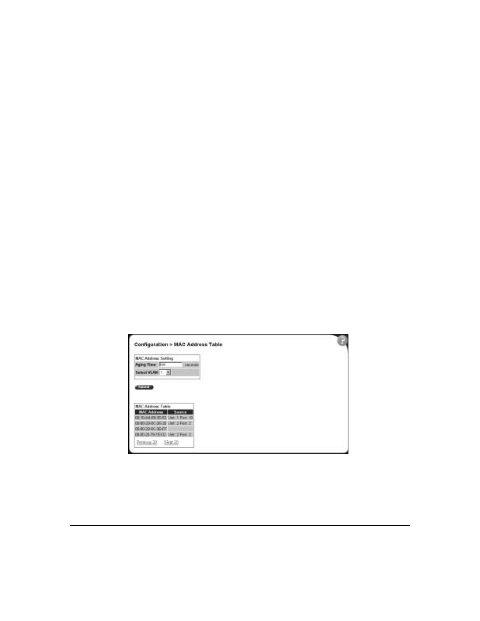 Viewing learned mac addresses by vlan, Figure 24 | Nortel Networks 380-24F User Manual | Page 71 / 158