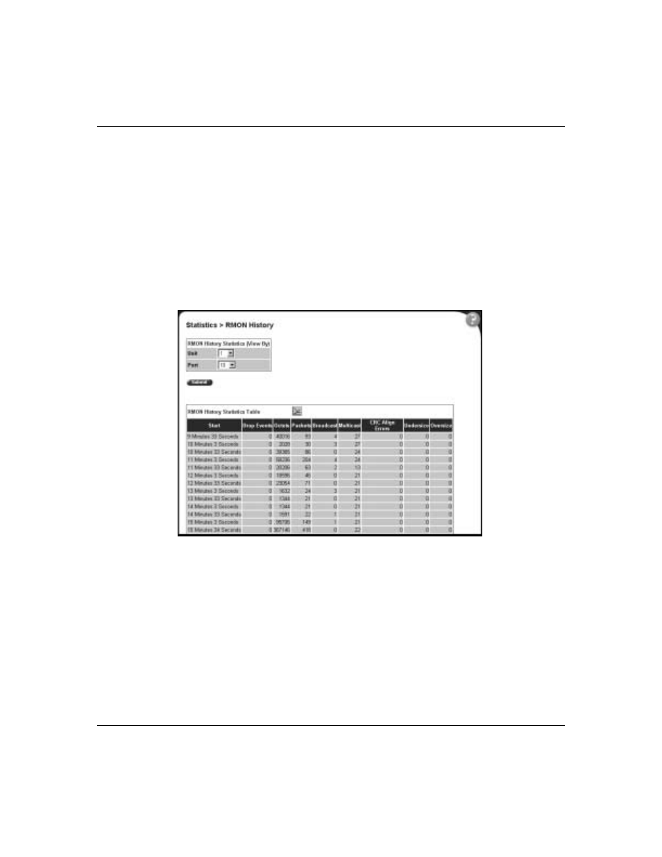 Viewing rmon history, Figure 37 | Nortel Networks 380-24F User Manual | Page 96 / 158