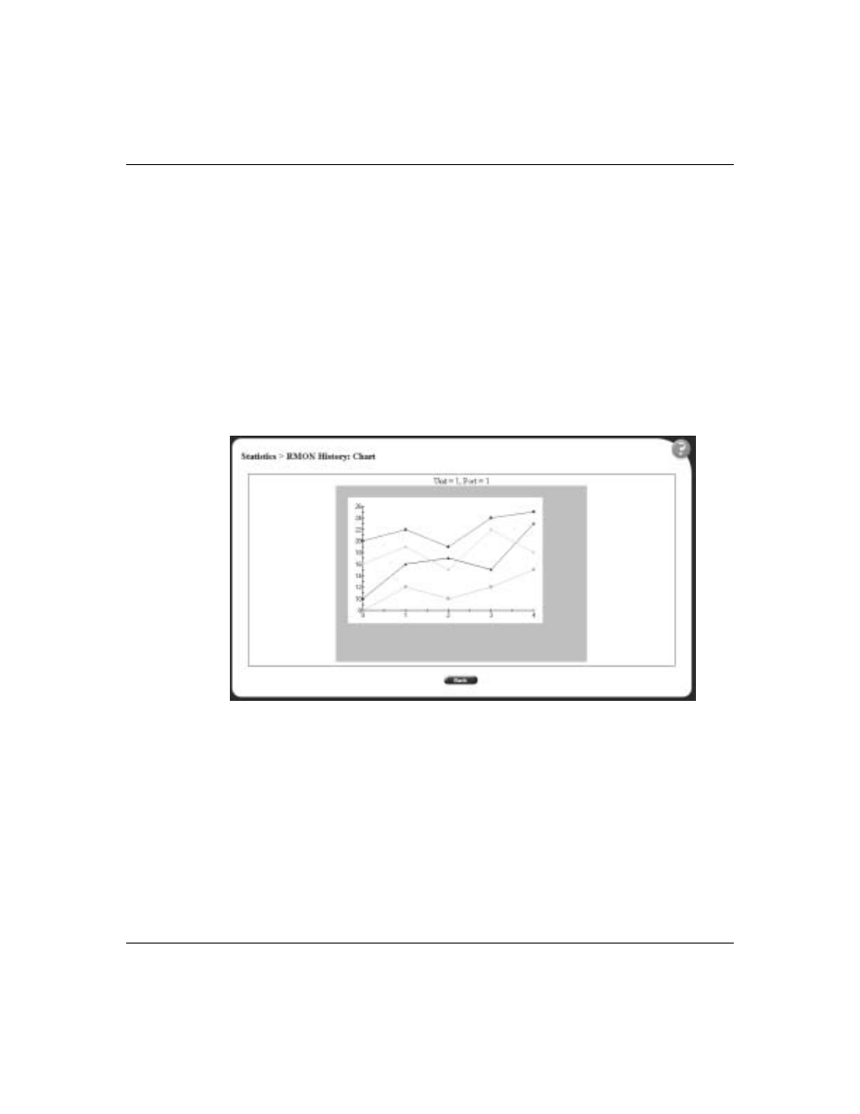 Viewing rmon statistics in a line graph format, Figure 38 | Nortel Networks 380-24F User Manual | Page 98 / 158