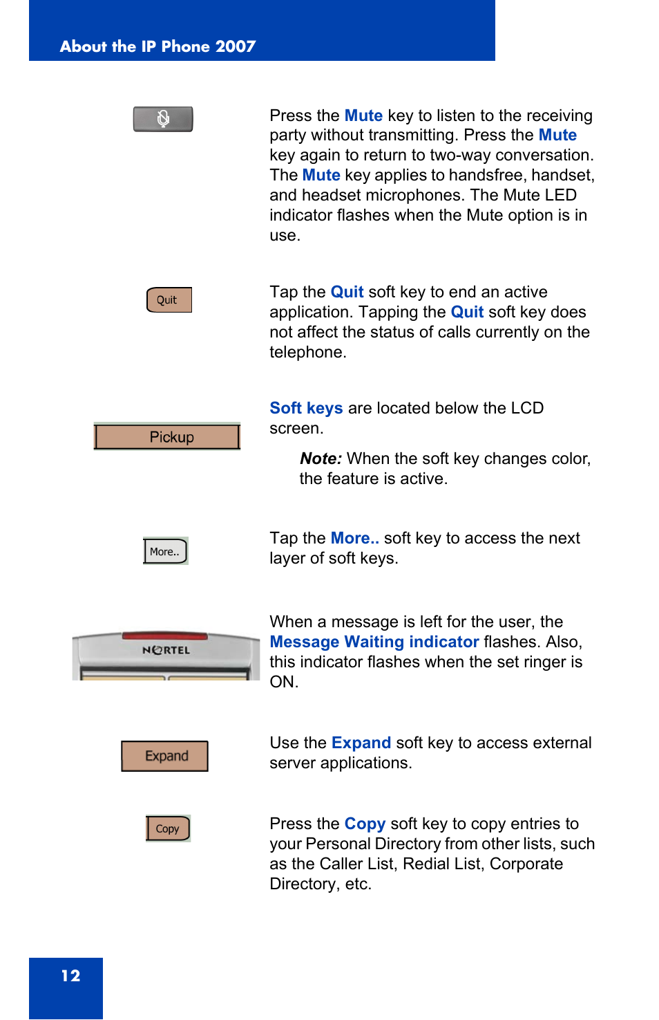 Nortel Networks 1000 User Manual | Page 12 / 54