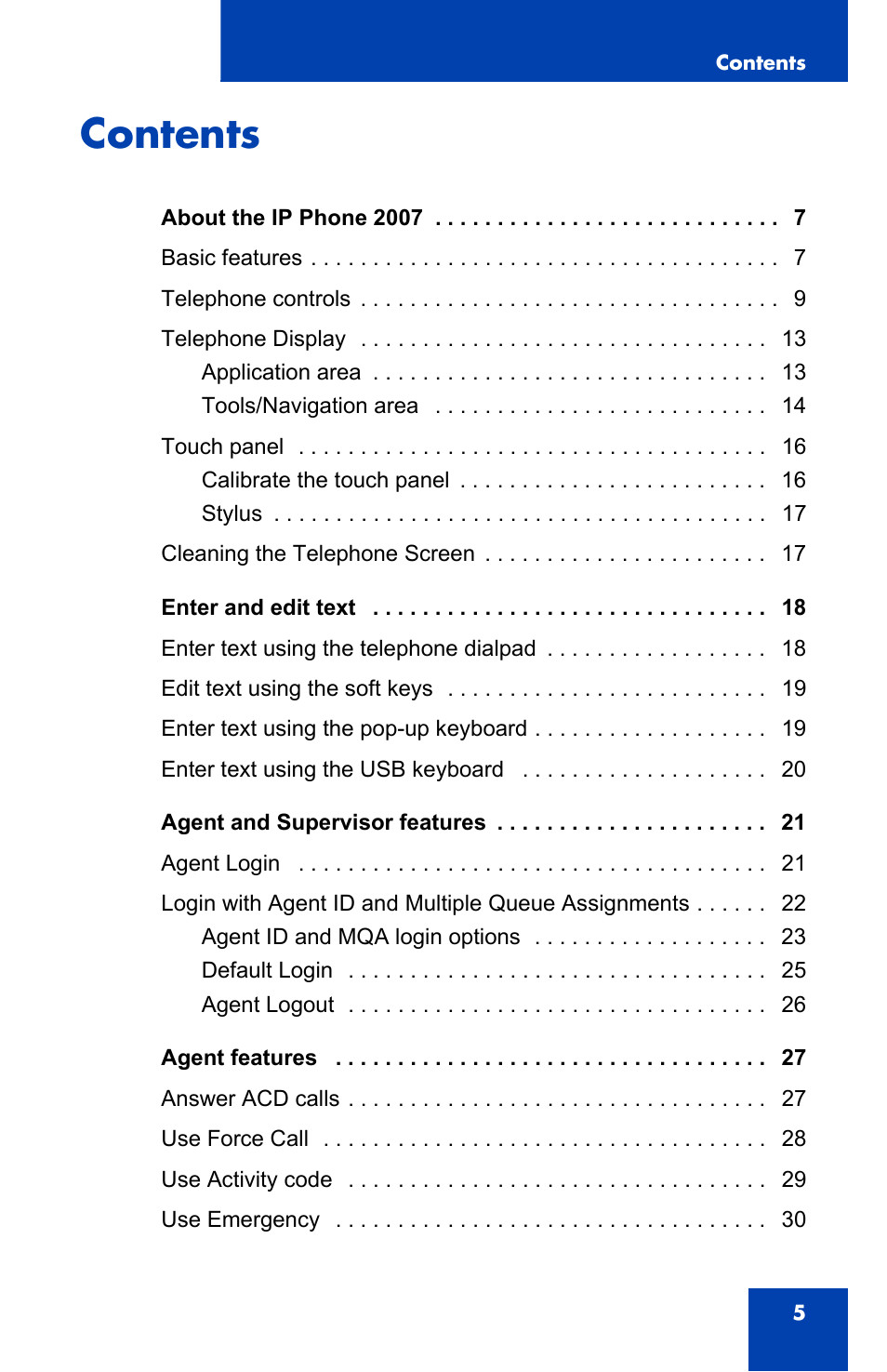 Nortel Networks 1000 User Manual | Page 5 / 54