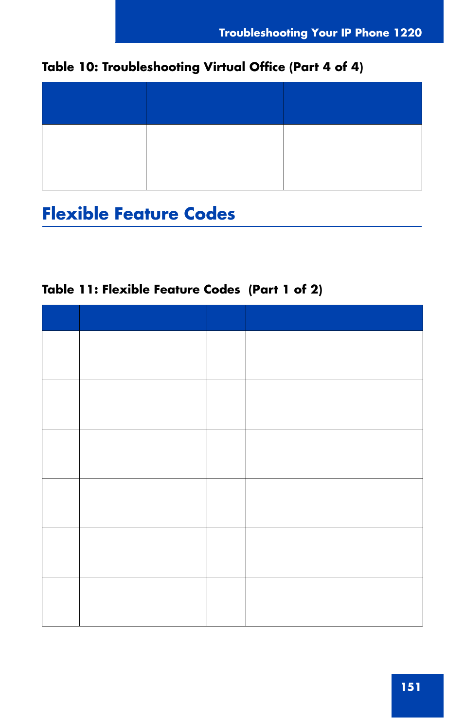 Flexible feature codes, To rec | Nortel Networks 1220 User Manual | Page 151 / 166