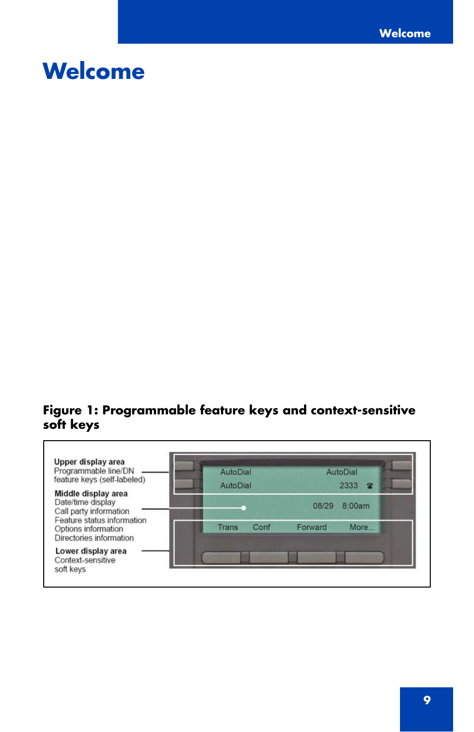 Welcome | Nortel Networks 1220 User Manual | Page 9 / 166