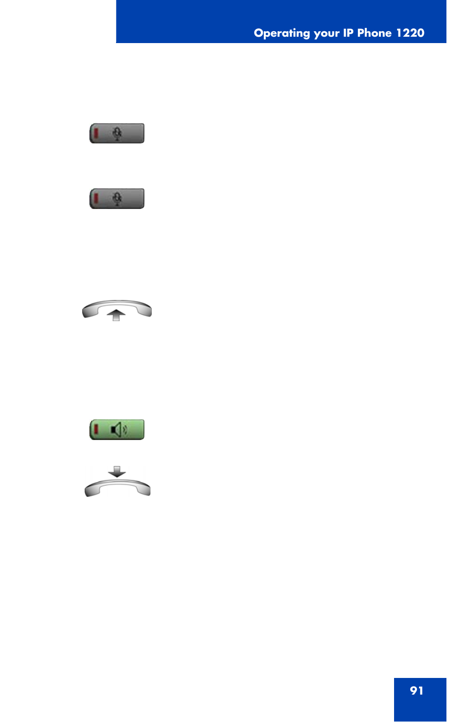 Using a | Nortel Networks 1220 User Manual | Page 91 / 166