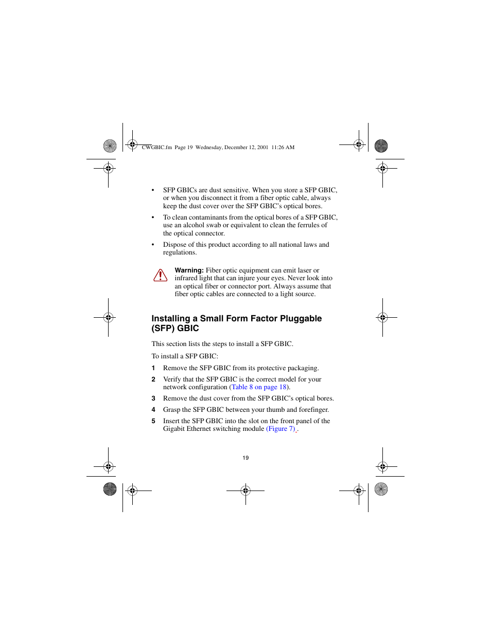 Nortel Networks CWDM SFP User Manual | Page 21 / 34