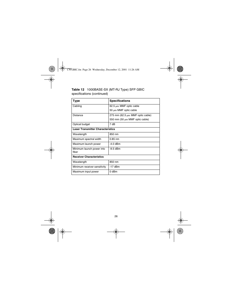 Nortel Networks CWDM SFP User Manual | Page 28 / 34