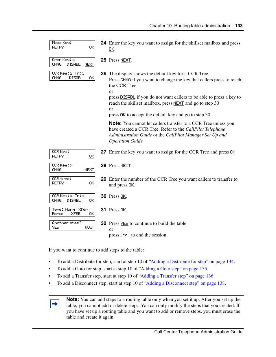 Nortel Networks Call Center Telephone User Manual | Page 133 / 191
