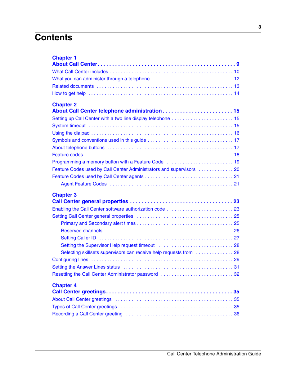 Nortel Networks Call Center Telephone User Manual | Page 3 / 191