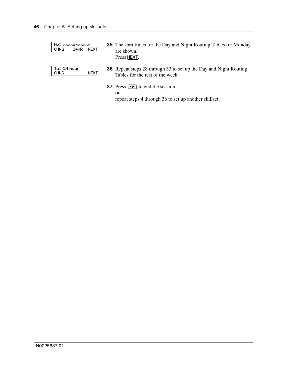 Nortel Networks Call Center Telephone User Manual | Page 46 / 191