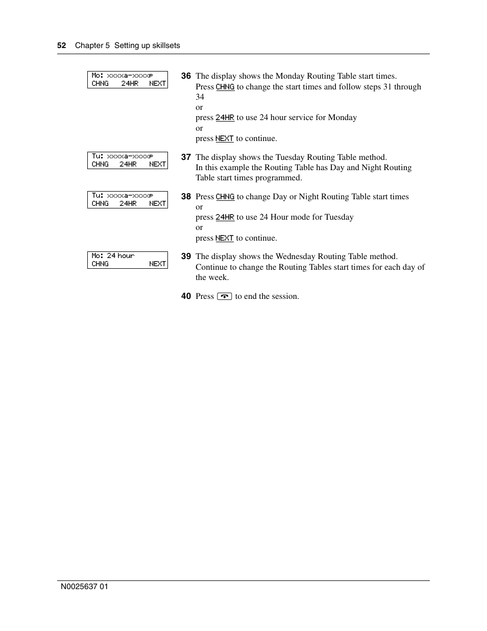 Nortel Networks Call Center Telephone User Manual | Page 52 / 191