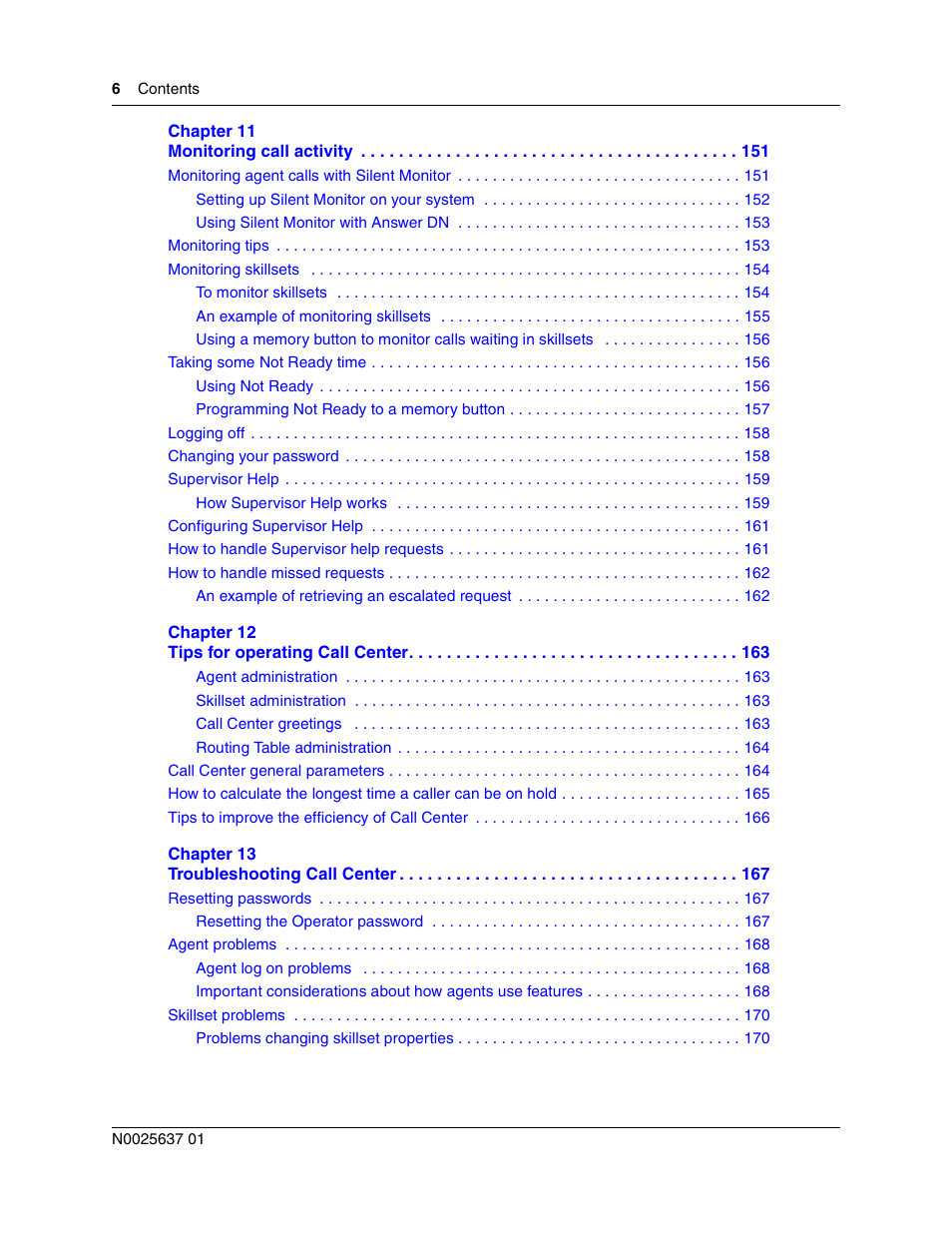 Nortel Networks Call Center Telephone User Manual | Page 6 / 191