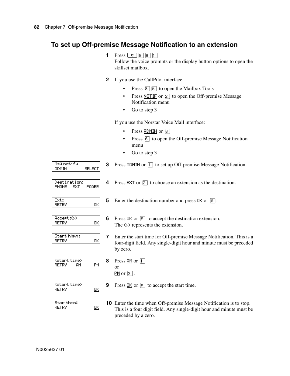Nortel Networks Call Center Telephone User Manual | Page 82 / 191