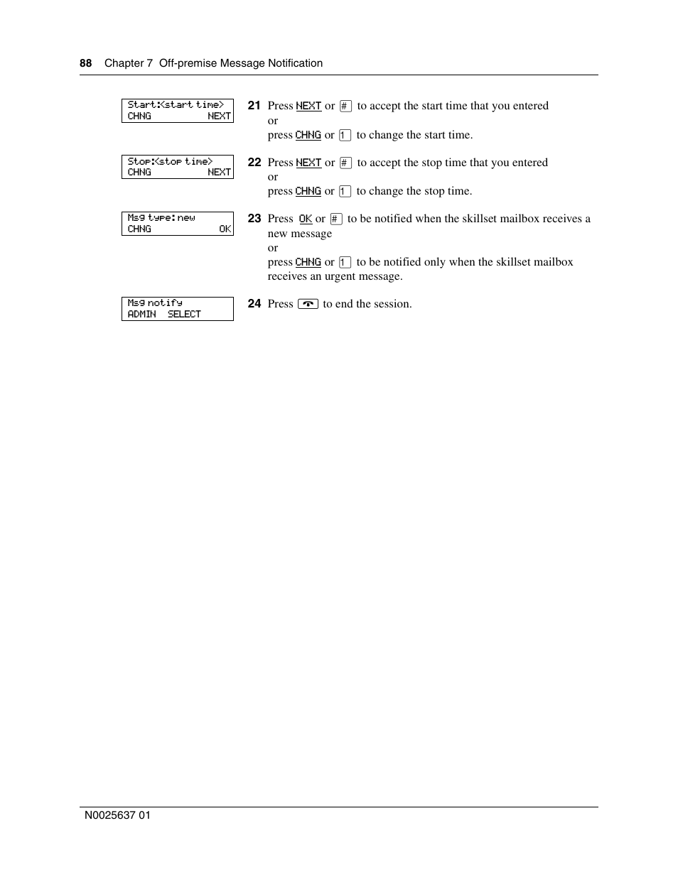 Nortel Networks Call Center Telephone User Manual | Page 88 / 191