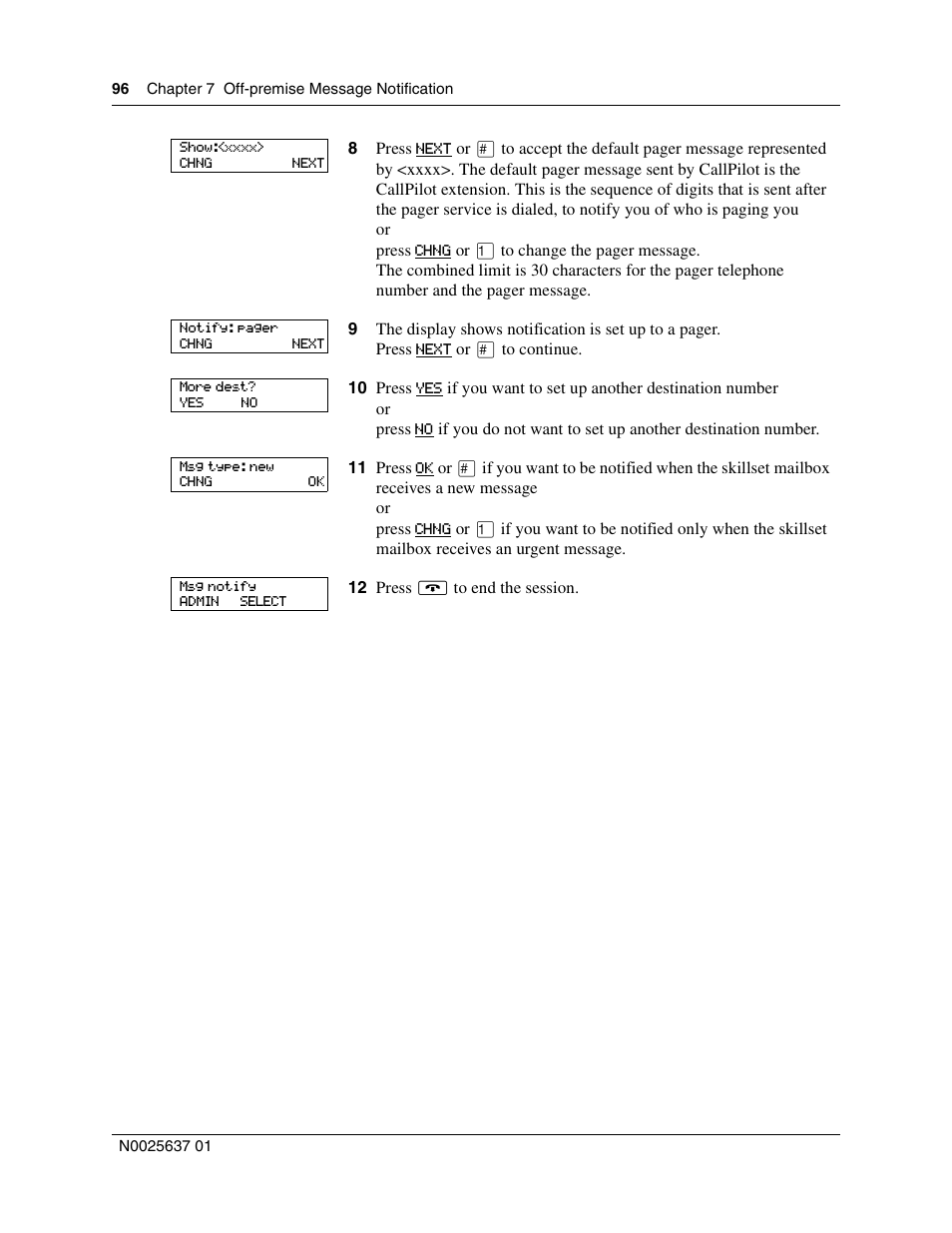 Nortel Networks Call Center Telephone User Manual | Page 96 / 191