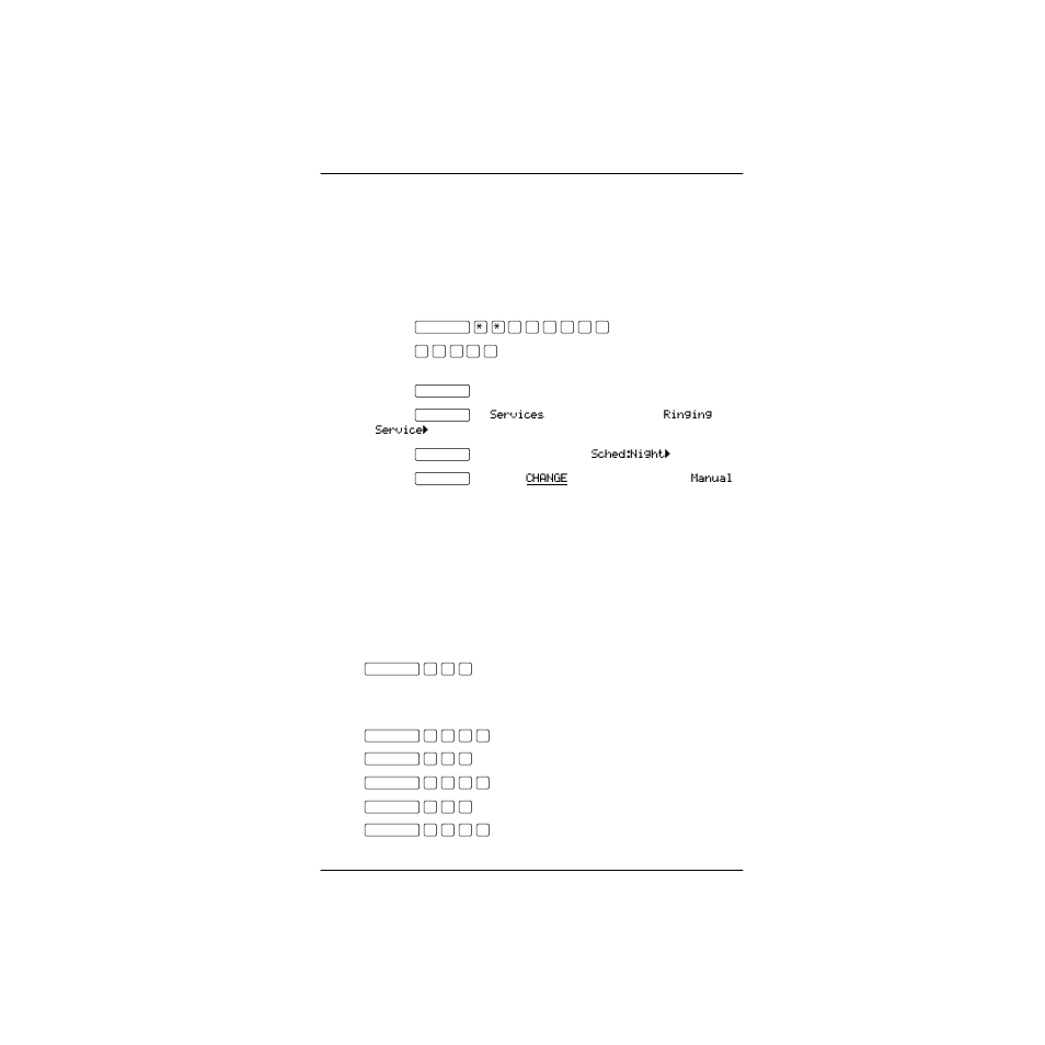 An example of how to turn on a service manually, Turning services on and off using feature codes | Nortel Networks P0857846 User Manual | Page 134 / 187