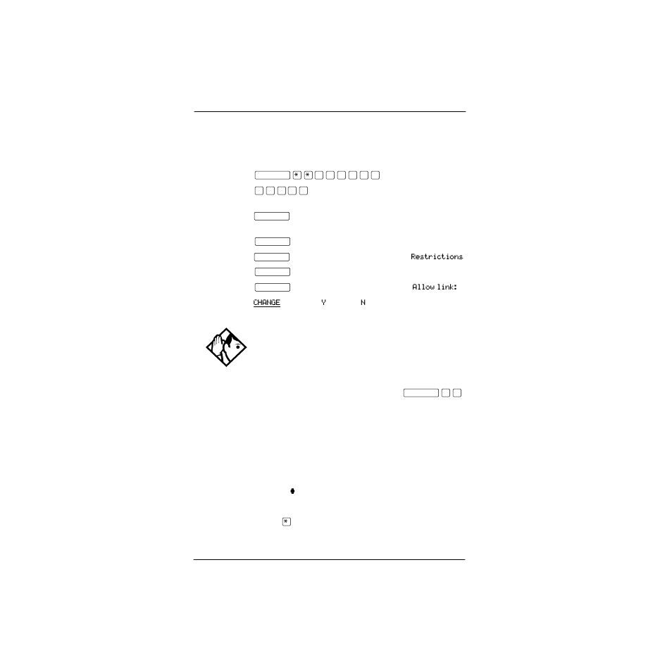 Preventing a telephone from using link, Pause | Nortel Networks P0857846 User Manual | Page 145 / 187