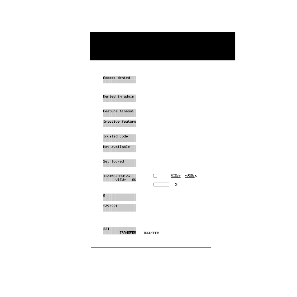 Common feature displays | Nortel Networks P0857846 User Manual | Page 162 / 187