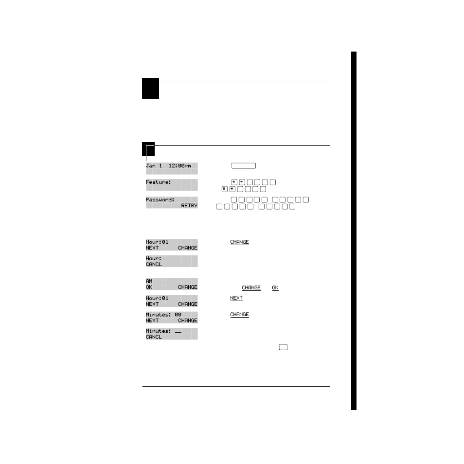 Frequently used programming operations, Changing the time and date on the display, Frequently used programming operations 13 | Changing the time and date on the display 13 | Nortel Networks P0857846 User Manual | Page 26 / 187