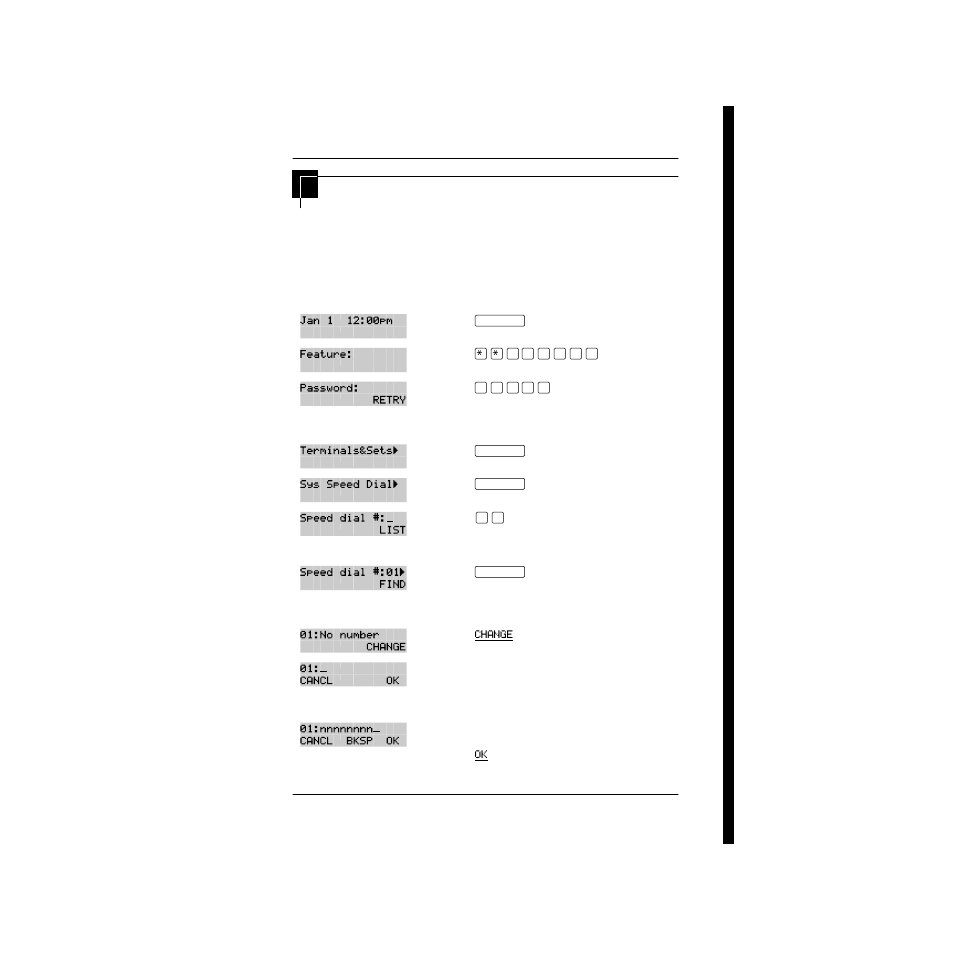 Adding or changing a system speed dial, Begin the programming session, Choose a speed dial code | Add or change the telephone number, Adding or changing a system speed dial 15 | Nortel Networks P0857846 User Manual | Page 28 / 187